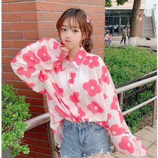 Floral Long-sleeve Light Jacket
