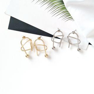 Alloy Wirework Dangle Earring