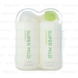 Shiseido - Super Mild Hair Set: Shampoo 50ml + Conditioner 50ml 2 Pcs