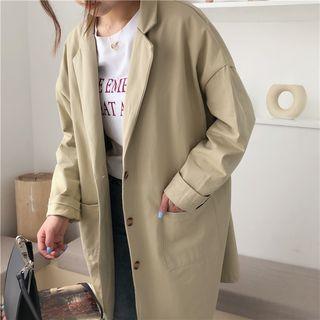 Single-breasted Jacket Almond - One Size