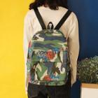 Floral Print Camouflage Backpack