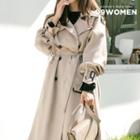 Belted Loose-fit Long Trench Coat