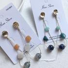 Bead Alloy Drop Earring