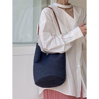 Denim Bucket Bag Blue - One Size