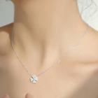 925 Sterling Silver Clover Necklace