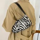 Zebra Print Shoulder Bag Zebra - One Size