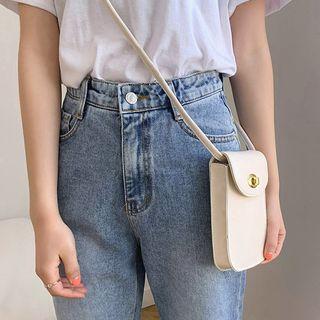 Twist-lock Rectangle Crossbody Bag