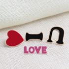 Love / Heart / Letter I / Letter U / Hand Alloy Brooch