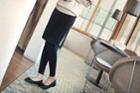 Band-waist Pencil Skirt