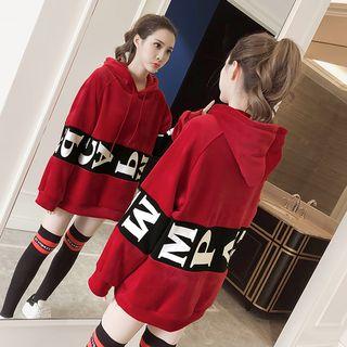 Velvet Lettering Hoodie