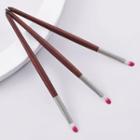 Set Of 3 : Lips Make-up Brush Set Of 3 - 22061806 - Brown - One Size
