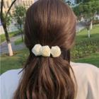 3d Flower Hair Clip Creamy White - One Size
