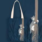 Night Cat Cat Canvas Tote Bag