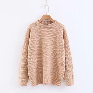 Crew-neck Knit Sweater