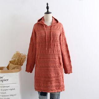 Knit Hoodie Dress