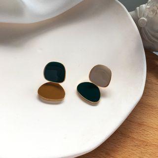 Asymmetrical Irregular Glaze Drop Earring