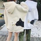 Couple Matching Cat Graphic Hoodie