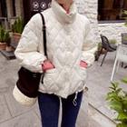 High-neck Duck Down Quilted Jacket