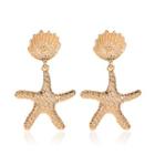 Alloy Starfish Dangle Earring