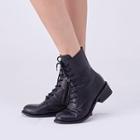 Lace-up Short Military Boots