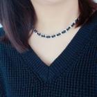 Alloy Faux Leather Choker Black - One Size