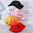 Embroidered Wings Bucket Hat