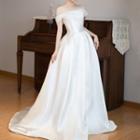 Off-shoulder A-line Wedding Dress