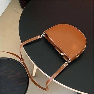 Metal-trim Shoulder Bag