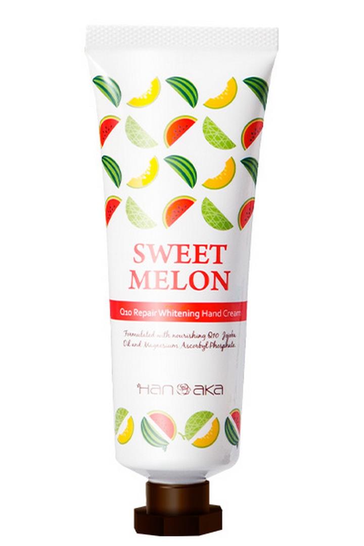 Hanaka - Q10 Repair Whitening Hand Cream (sweet Melon) 50g