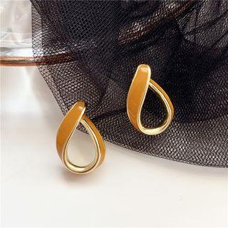 Geometry Drop Earring 1 Pair - Curcumin - One Size