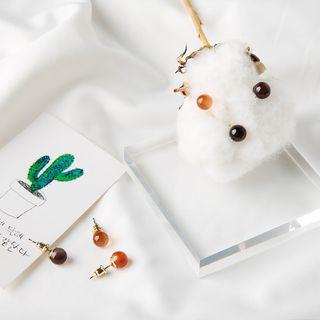 Stone Stud Earring