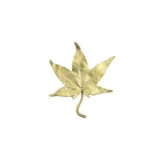 Elegant And Fashion Enamel Maple Leaf Brooch Silver - One Size