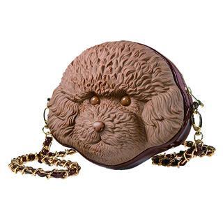 Poodle 3d Bag Dark Brown - One Size