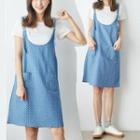 Set: Short-sleeve T-shirt + Suspender A-line Dress