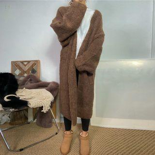 Plain Medium Maxi Cardigan