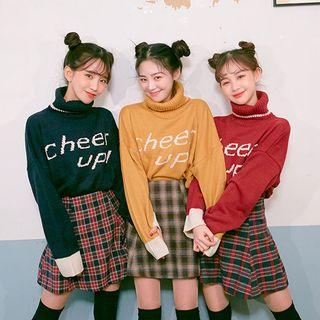 Cheer Up! Turtleneck Colored Sweater