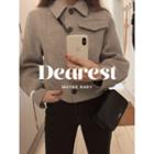 Handmade Flap-detail Seam-trim Jacket One Size