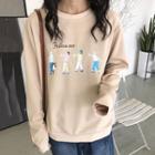 Print Long-sleeve Loose-fit Sweatshirt