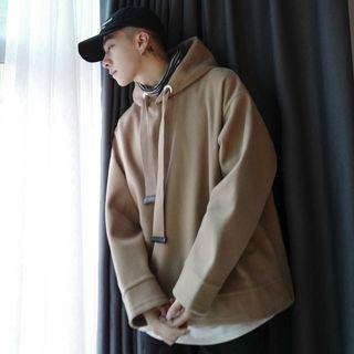 Woolen Loose-fit Hoodie