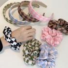 Check Scrunchie / Headband / Set