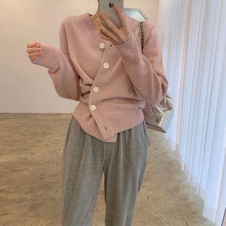 Asymmetrical Cardigan / Midi A-line Skirt / Sweatpants