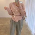 Asymmetrical Cardigan / Midi A-line Skirt / Sweatpants
