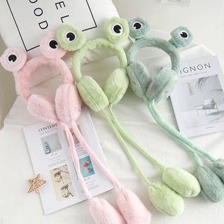 Frog Chenille Earmuffs