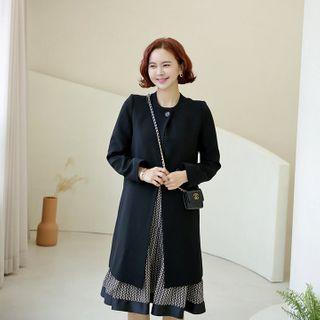 One-button H-line Coat