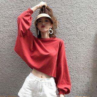 Short-sleeve Boxy Cropped T-shirt