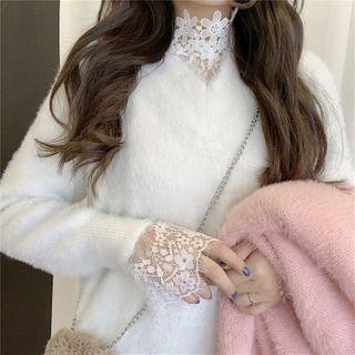 Oversized Sweater / Lace Top