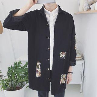 Animal Applique Buttoned Jacket