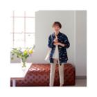 Pattern Denim Shirt