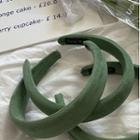 Flocking Headband 1 Pc - Green - One Size