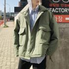 Pocketed Padded Zip Jacket